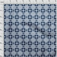 thumbnail image 3 of oneOone Georgette Viscose Navy Blue Fabric Diamond & Triangle Geometric Craft Projects Decor Fabric Printed By The Yard 42 Inch Wide, 3 of 4