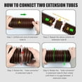 thumbnail image 6 of Wiher 2 Pack Rain Gutter Downspout Extensions, Extra Long Downspout Extension, Leaf Eater Downspout Filter, Downspout Adapter Fit Both 2''×3'' and 3''×4'' Drainpipe (Brown), 6 of 9