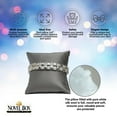 thumbnail image 4 of Novel Box 5 pack Silk Wool Gray Jewelry Display Watch Pillow - Bracelet Pillows for Easy Care, 4 of 8