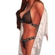 thumbnail image 4 of Gibobby Conjunto ropa interior mujer Lenceria Sexy para Mujer Transparente Ropa Interior Lenceria Vestidos de Mujer Sexis Bralette y Tanga Conjunto Interior Mujer(Negro, M), 4 of 5