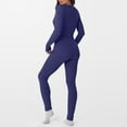 thumbnail image 4 of Miqool Thermal Underwear for Women Long Johns Set Fleece Lined Base Layer Cold Weather Winter Long Sleeve Shirts and Bottoms, 4 of 5
