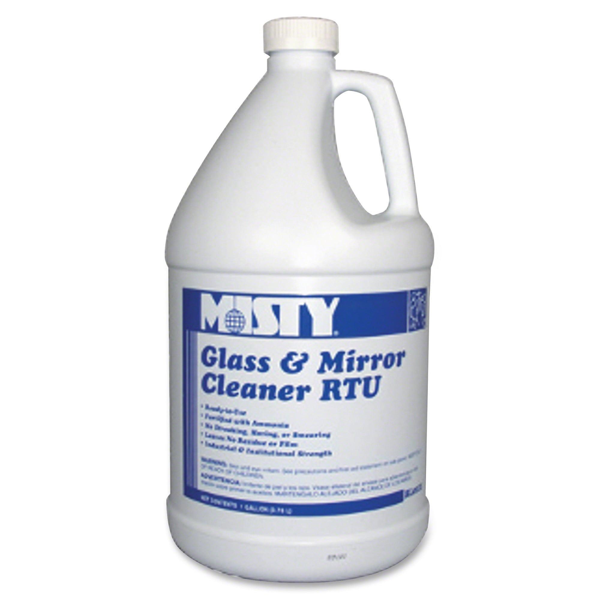Misty Glass & Mirror Cleaner w Ammonia 1gal Bottle Walmart