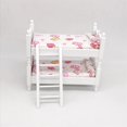 thumbnail image 3 of 1:12 Mini cama de madera con impresión colorida, muebles de casa de muñecas, casa de muñecas de simulación para niños, juguetes educativos, regalos Inevent WJ3056-03, 3 of 6