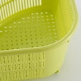 thumbnail image 6 of Cozeii Green Triangular Corner Dish Rack, Under-Sink Corner Drain Basket, Space-Saving Sucker Holder for Sponges & Brushes, Quick-Drain Kitchen/Bathroom Organizer, 6 of 7