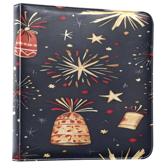 Photo Album Leather Photo Album 11.8x11.2x1.5 Inch Bookshelf Photo Album Photo Album Photo Store Scrapbook Photo Album New Year Pattern