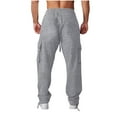 thumbnail image 7 of DODADAWANJ Breathable Sweatpants for Men with Multi Pockets Drawstring Waist Trekking Pants Loose Fit Comfortable Hiking Pants for Camping Running Workout, 7 of 7