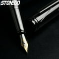 thumbnail image 6 of 1PC Luxury Fountain Pen Medium Nib Pen with Twist Converter Use with Standard Ink, Metal Calligraphy Fountain Pens Smooth Writing Drawing Journal Executive Business Pens Classy STONEGO Stationery Gift, 6 of 6