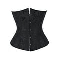 thumbnail image 3 of SAYFUT Waist Training Corset Shaper 24 Steel Boned Heavy Duty Underbust Corset Lingerie for Women, 3 of 7