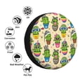 thumbnail image 5 of Spare Tire Cover, Cute Cartoon Cactus Wheel Cover Tire Covers for Trailers Car Truck Camper Universal Tire Covering Fits Diameter 16 inch, 5 of 7