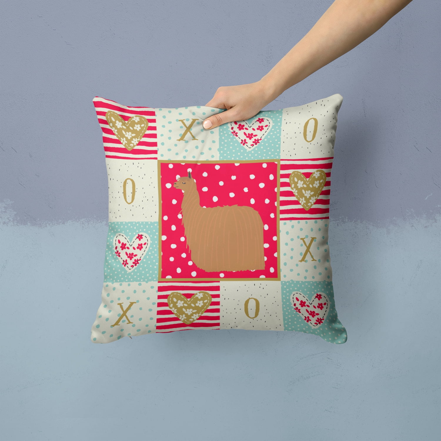 Animal Art Love Fabric Decorative Pillow