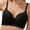 Black, variant on Women's Underwire Bra - Back and Side Smoothing,Enhanced Support And All Day Comfort