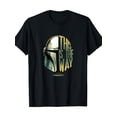 thumbnail image 1 of T-shirt Star Wars The Mandalorian This Is The Way Logo Officiel du Casque Décontracté Col Rond Manches Courtes avec Graphique et Texte de Casque Mandalorian, 1 of 5