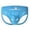 Sky Blue, variant on COSFO Mens Underwear Briefs Striped with Contour Pouch Underwear Ice Silk Breathable Classic Fit Mens Underwear