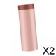 thumbnail image 1 of Dispensador de 2 tazas, removedor automático reutilizable para el hogar, para pared de oficina y fiesta, color rosa 2 piezas, 1 of 4