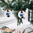 thumbnail image 5 of FFENYAN Gift Christmas Funny Santa Claus Pattern Pendant Christmas Tree Decorations, 5 of 6