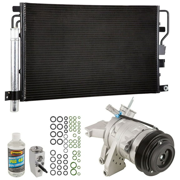 For Chevy Equinox GMC Terrain V6 AC Compressor w/ A/C Condenser Repair Kit - BuyAutoParts
