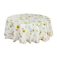 thumbnail image 1 of Binwennn Coffee Table Runners 60 Inches Long Napkins Table Round Table Cloth Table Cloth Wipeable Table Cloth For Kitchen And Dining Room Round Table Cloth, 1 of 4