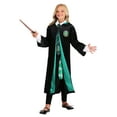 thumbnail image 2 of Harry Potter Child Deluxe Slytherin Robe Costume, 2 of 5