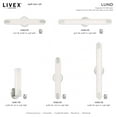 thumbnail image 3 of Livex Lighting Lund 8W LED Contemporary Metal ADA Wall Sconce in Polished Chrome, 3 of 9
