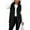 Black, variant on Women Sleeveless Fleece Vest Jacket Winter Cloting for Women Warm Button Down Coat Apricot M