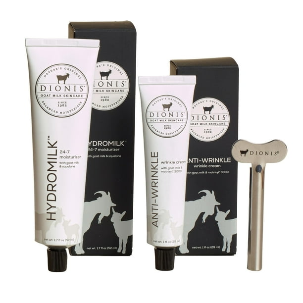 Set de cuidado de la piel Dionis Goat Milk Hydromilk Hidratante + Cream