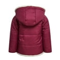 thumbnail image 2 of Jessica Simpson Infant and Toddler Girls' Puffer Coat with Hood, Sizes 12-24M, 2 of 7