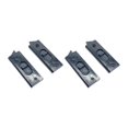 thumbnail image 1 of Luzkey 4 Pieces Snap in Tilt Latch Hardware for Home Window Accessories Sturdy 2 Hole Easy to Install Tilt Latch Pairs Spring Loaded S, 1 of 8