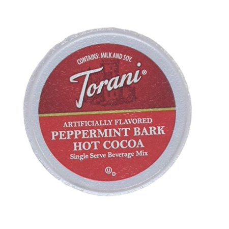 Torani Peppermint Bark Hot Cocoa Single Serve Kcup 96 Count Case