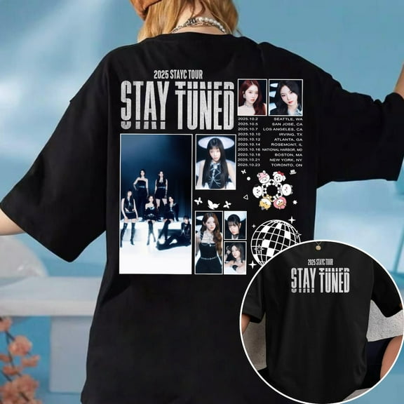 Stayc Stay Tuned Tour 2025 T-shirt, StayC I Want It Shirt, Good Things We Ok! Shirt, Metamorphic Album Shirt