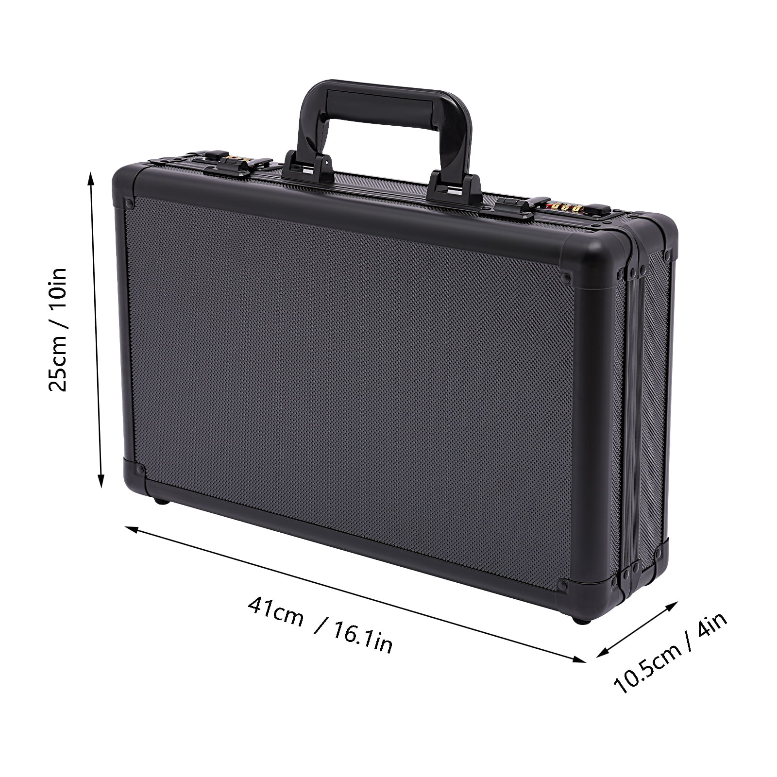 Classic Aluminum Frame Coin Slab Case Coin Slab Holder Display Case Coin Collection Supplies with Handle and Push Coded Locks Storage Box Case Compartments for 50 Coin Slabs