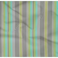thumbnail image 4 of oneOone Organic Cotton Poplin Twill Fabric Multicolor Stripe Decor Fabric Printed BTY 42 Inch Wide, 4 of 4