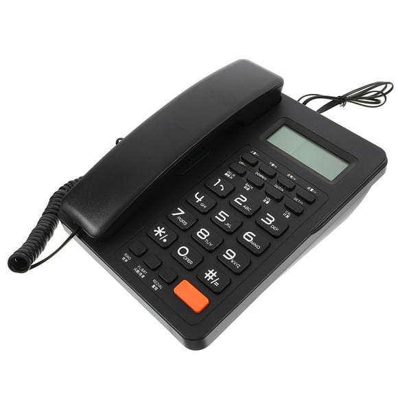 IFANLANDOR Home Phone Landline Corded With Caller ID Black 1Set