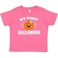 thumbnail image 3 of Inktastic My First Halloween with Pumpkin and Stars Boys or Girls Baby T-Shirt, 3 of 5