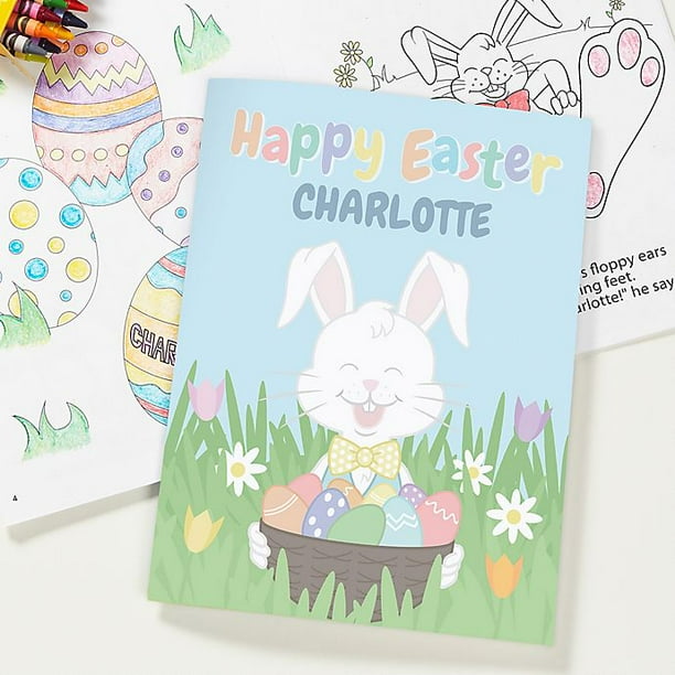 Download Easter Bunny Coloring Book And 24 Count Crayon Set Cute Easter Themed Coloring Book With Games And Puzzles Provides A Fun And Creative Activity To Occupy Your Child Walmart Com Walmart Com