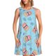 thumbnail image 1 of Fotbe I Am A Fan Popcorn Vestido de Verano sin Mangas para Mujer – Vestido Midi Línea A, Estilo Camiseta Floral, Vestido Playero Casual y Fluido, 1 of 7