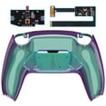 thumbnail image 5 of eXtremeRate Chameleon Green Purple Remap Kit Upgrade Board Back Shell 4 Buttons for PS5 Controller BDM 010/020, 5 of 6