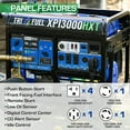 thumbnail image 4 of DuroMax XP13000HXT 13,000 Watt Electric Start Tri-Fuel Natural Gas/Propane/Gas Powered Portable Generator w/ CO Alert, 4 of 12