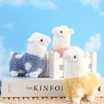 thumbnail image 3 of 4 Pcs Mini Lama Peluche Jouets en Peluche Animal Alpaga Jouets en Peluche Animal Peluche, 3 of 5
