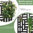 thumbnail image 4 of MAYEERTY Black Metal Street Planter with Climbing Trellis, 4 of 5