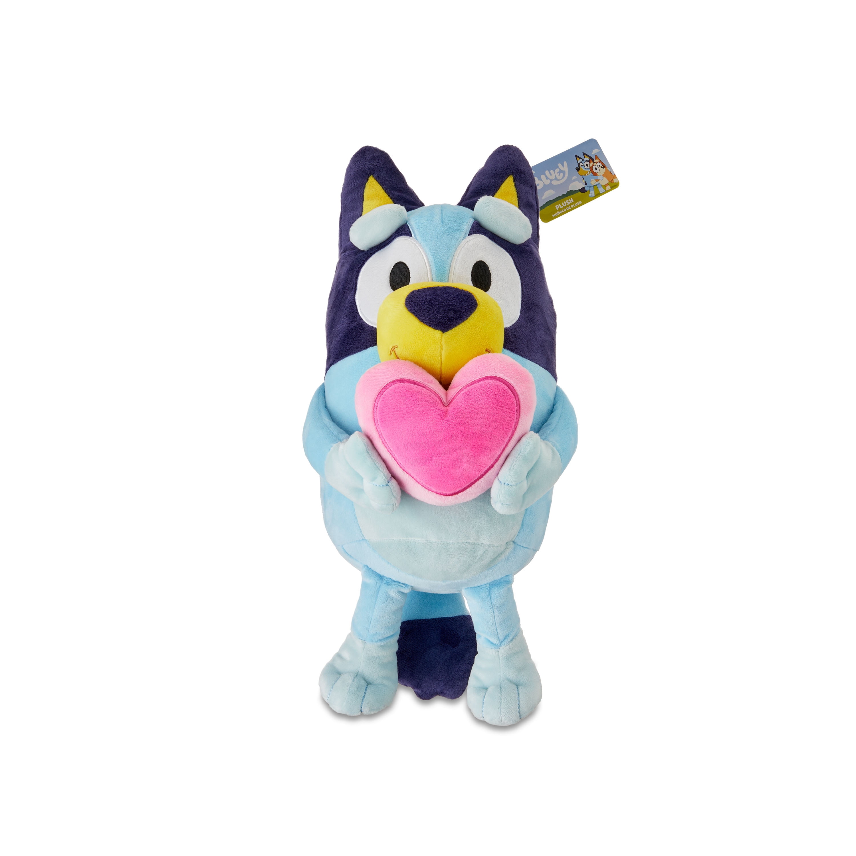 Bluey Large Plush, 17 inches, with Heart, by Ruz