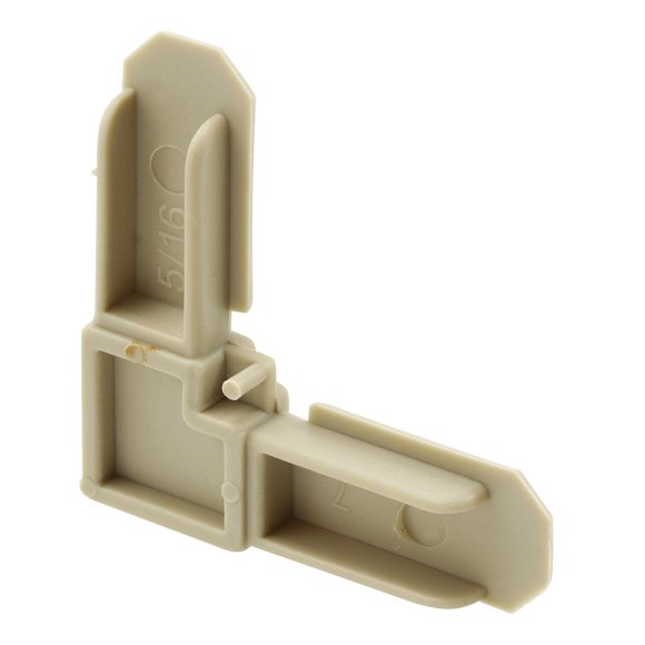 Marco de pantalla Corner Prime-Line MP7871 Almond Plastic, paquete de 100