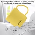 thumbnail image 5 of Dongrere Plastic Coffee Mug, Solid Color Tea Cup with Handle, Simple Drinkware Cup for Home, Office and Cafe Use, 3.3x3.6 Inch, Yellow, 5 of 6