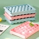 thumbnail image 3 of Caja de hielo de 33 pozo con tapa bandeja de hielo de bola molde de cubo de hielo de plástico molde de bola de hielo de refrigerador caja de hielo redonda molde de hielo caja de hielo S/L/XL, 3 of 4