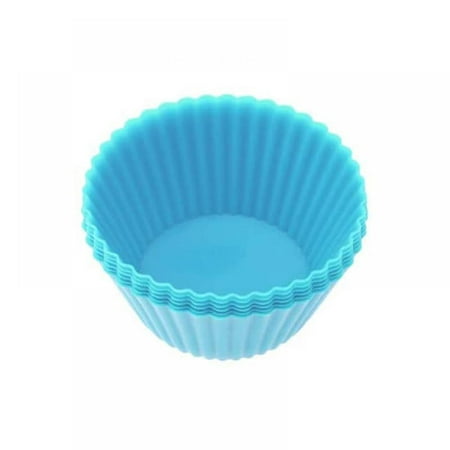 

Bake Muffin Cups In A Colorful Round 7cm Silicone Cupcake Mold