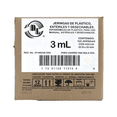 thumbnail image 4 of Jeringas De Plástico Dl 3 Ml Con Aguja 22gx32mm Caja 100pz, 4 of 4