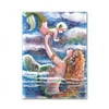 En Vogue B-423 8 x 8 in. Mom & Baby Mermaid, Decorative Ceramic Art Tile