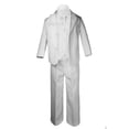 thumbnail image 4 of Boy Kid Formal 1st Communion Christening Baptism White Tuxedo Suit Stole Sm-20, 4 of 6