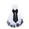 thumbnail image 2 of renvena Flower Girl Dress Wedding Infant Toddler Flower Petals Tulle Layer Maxi Dress, 2 of 7
