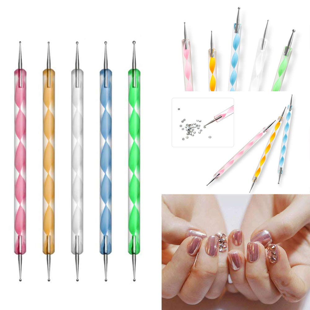 Pinkiou Nail Art Brushes & Decoration Kit (47 Pieces) photo 4