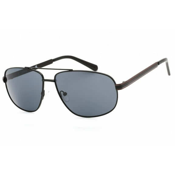 Guess Factory GF0244 01A Men's Shiny Black Metal Frame Sunglasses